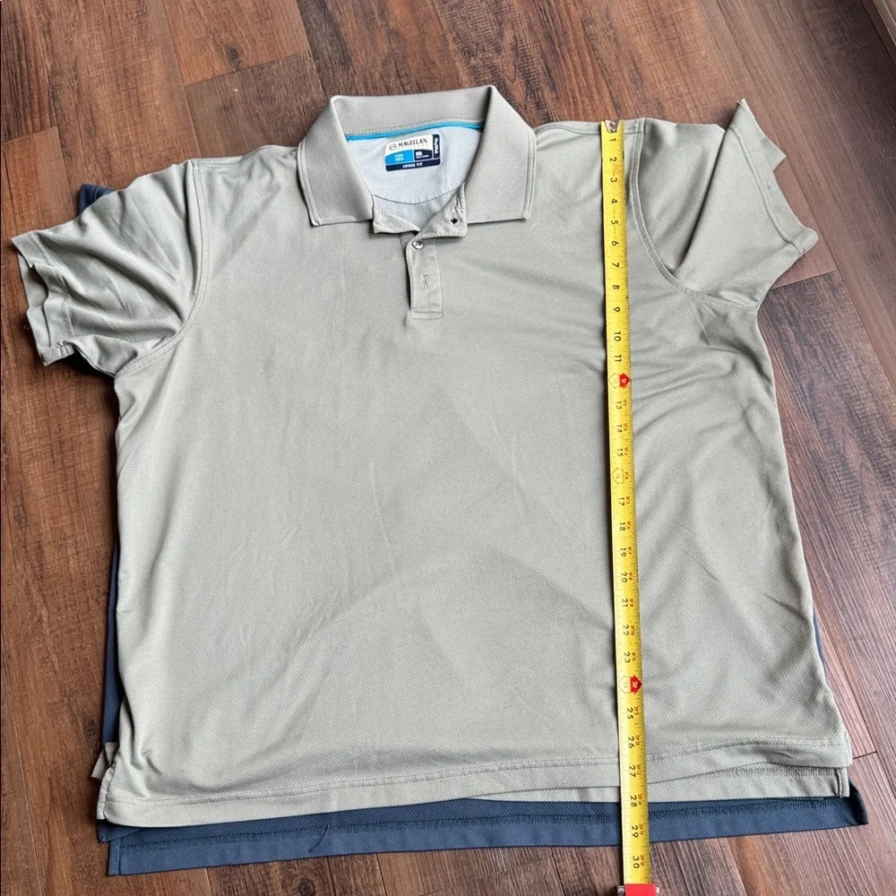 ❤️Magellan Outdoors Men's Polo Shirts - Blue and Tan